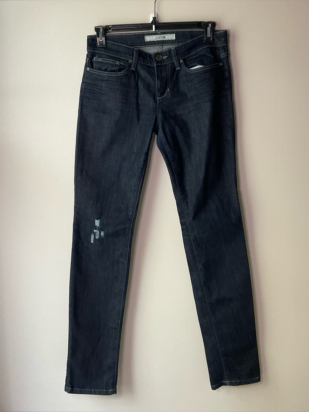 Joe’s Dark Wash Slim Straight Jeans W 29- Black/Deep Indigo